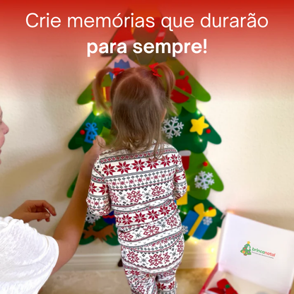 Árvore de Natal de Feltro Interativa